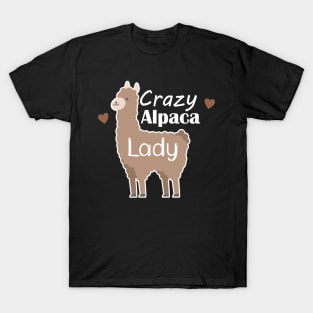 Crazy Alpaca Lady T-Shirt